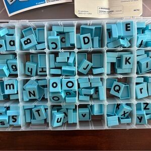 Vintage Tub O’ Letters Alphabet Tiles Learning Toy Word Development by Lakeshore